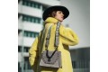 Chiara Shoulder Bag Grey Suede by Bonendis