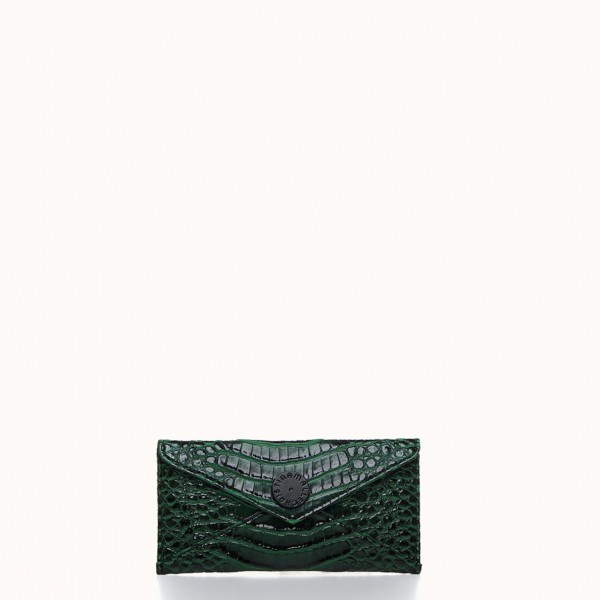 Green Croco Wallet