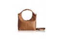 Mitsi Leather Handbag Tabac by Bonendis