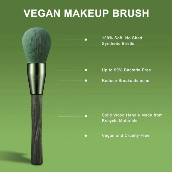 Tea EcoPro Makeup Brush Kit 12 pcs - By Eigshow Beauty