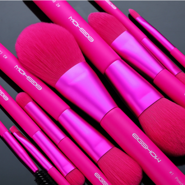 Magenta Into U Series10 PCS Makeup Brush Set - By Eigshow Beauty