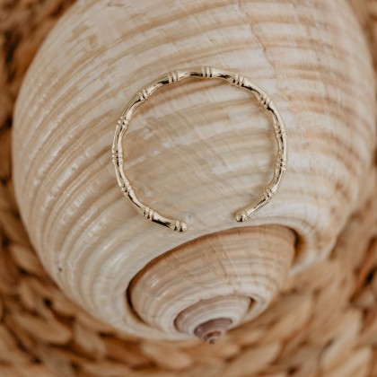 Bamboo Bracelet Cuff 